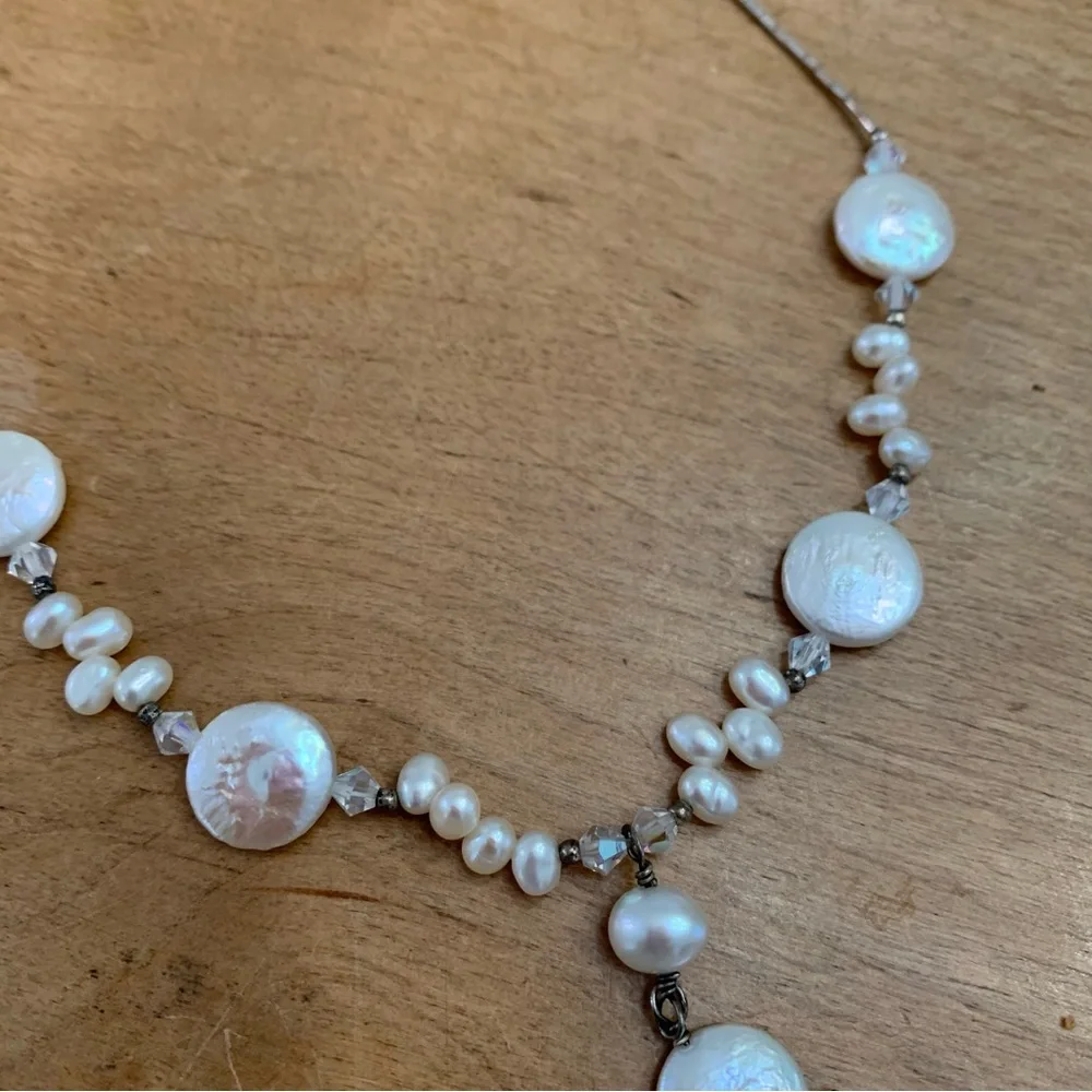 Eyeglass Necklace with Pearls
